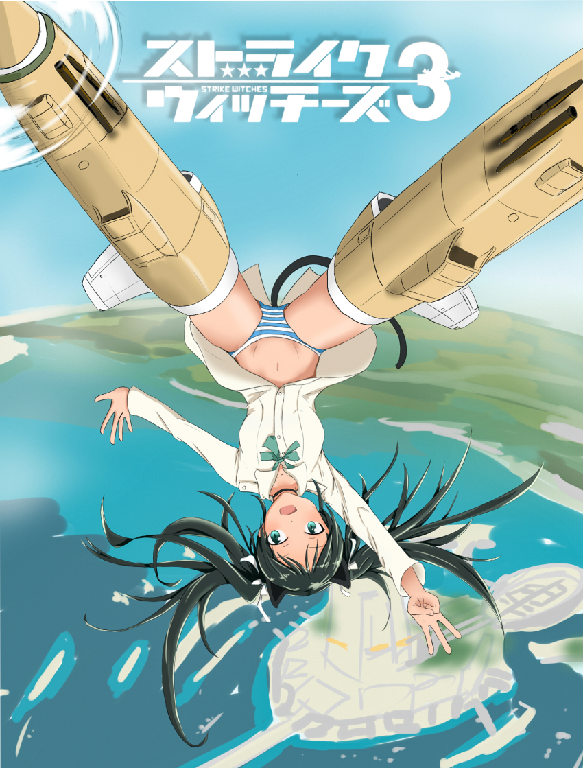 1girl, blue_eyes, blush, breasts, can142857, cat_tail, collarbone, fang