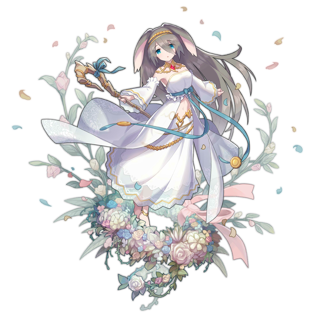 1girl, animal_ears, aqua_eyes, barefoot, dragalia_lost, dress, felicia_(dragalia_lost), female_focus