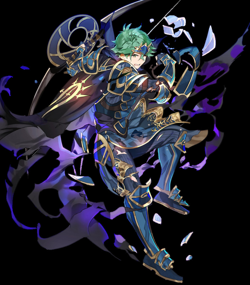 1boy, alm_(fire_emblem), alm_(saint-king)_(fire_emblem), alternate_costume, arai_teruko, armor, armored_boots, boots