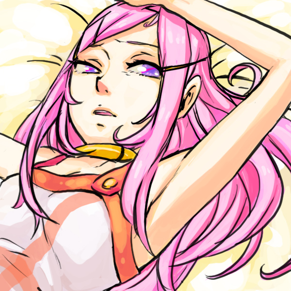 00s, 1girl, anemone_(eureka_seven), armpits, bad_id, bad_pixiv_id, eureka_seven, eureka_seven_(series)