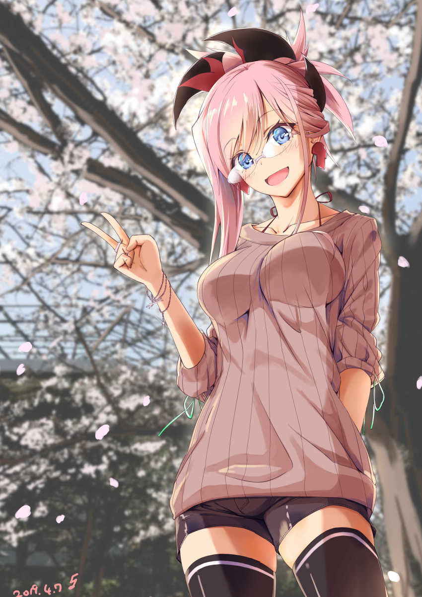 1girl, 2019, absurdres, arm_behind_back, blue_eyes, blurry, blush, breasts