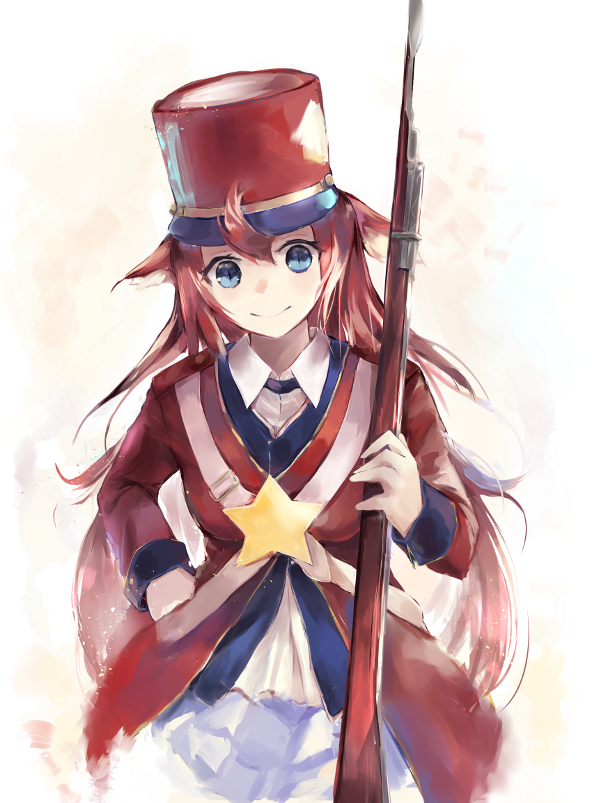 1girl, absurdres, animal_ears, azur_lane, blue_eyes, brown_hair, cat_ears, cat_girl