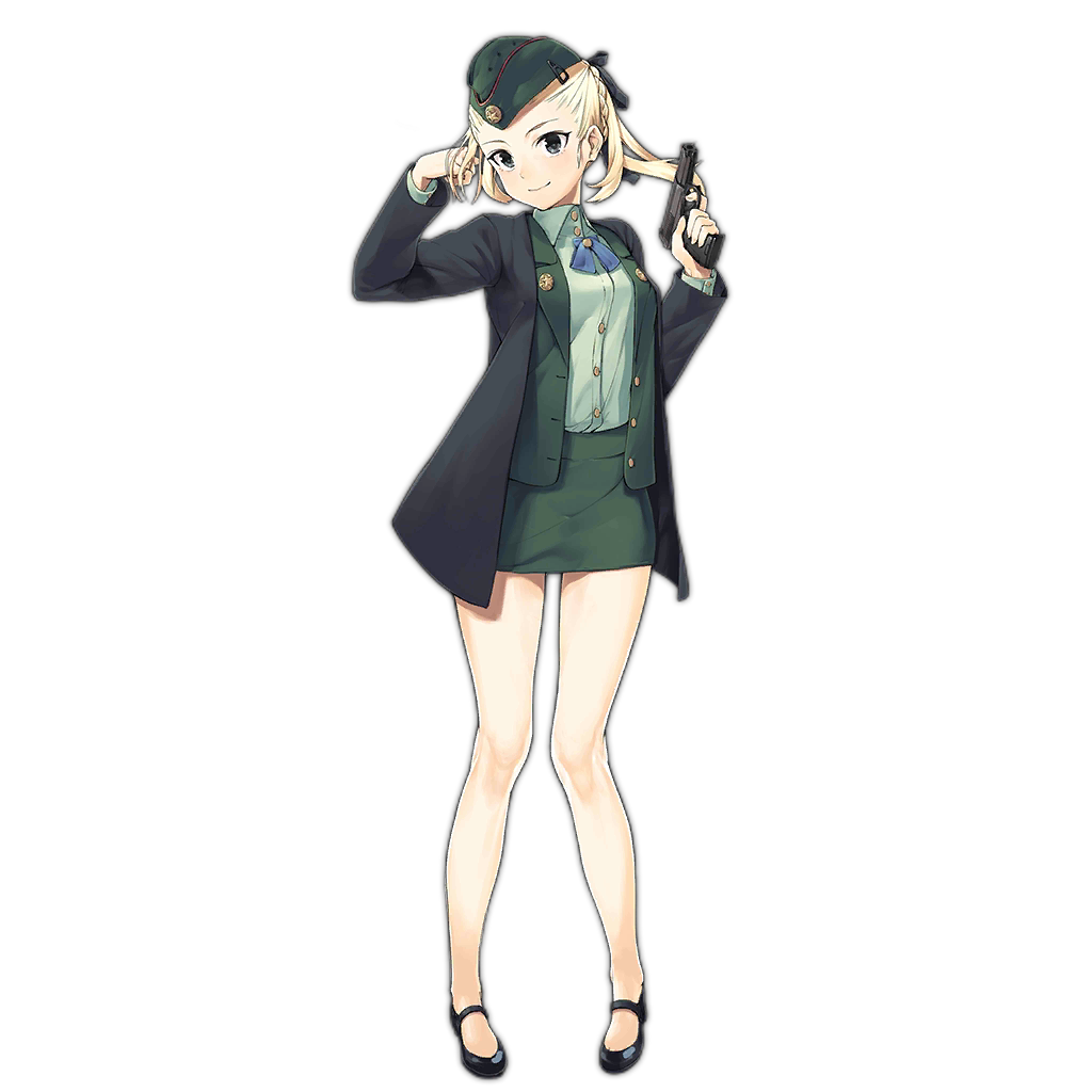 1girl, black_eyes, black_jacket, black_ribbon, blonde_hair, blue_neckwear, blush, breasts