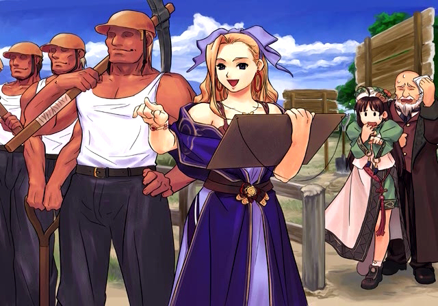 2girls, 4boys, atelier_(series), atelier_viorate, brigitt_sihern, gust, multiple_boys, multiple_girls