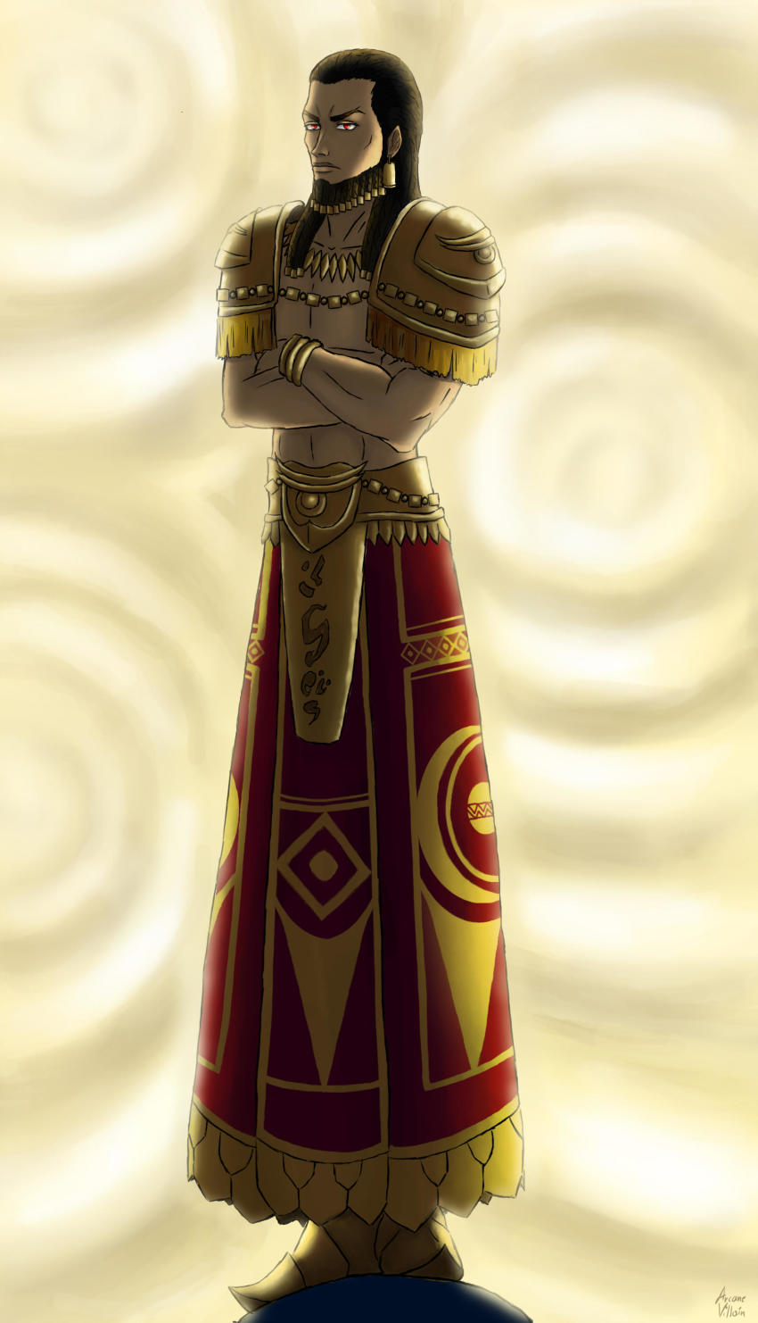 1boy, absurdres, alternate_costume, alternate_design, alternate_hair_color, alternate_hair_length, alternate_hairstyle, arcane-villain