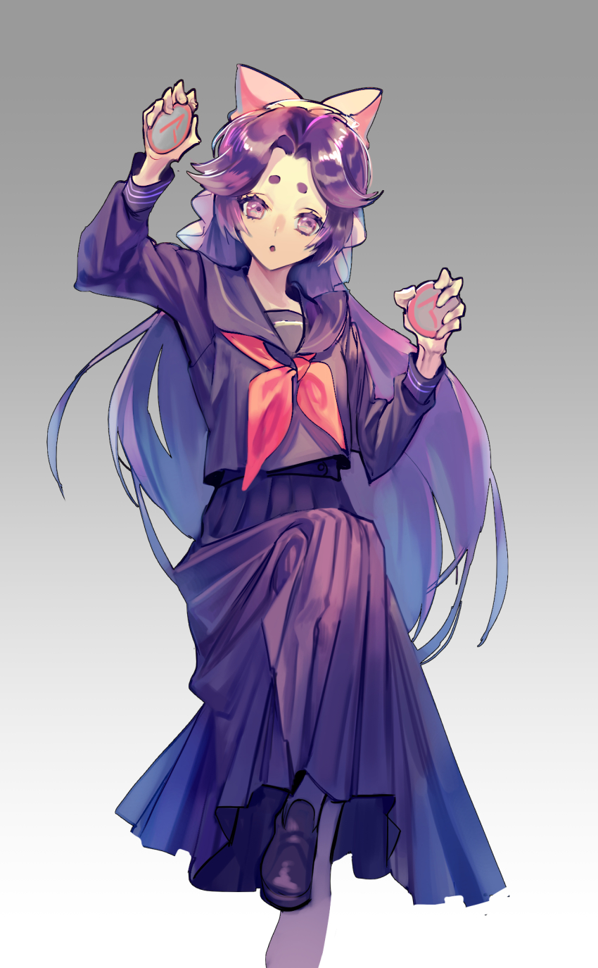 1girl, azuma_sara, bad_id, bad_pixiv_id, black_legwear, bow, female_focus, hair_bow