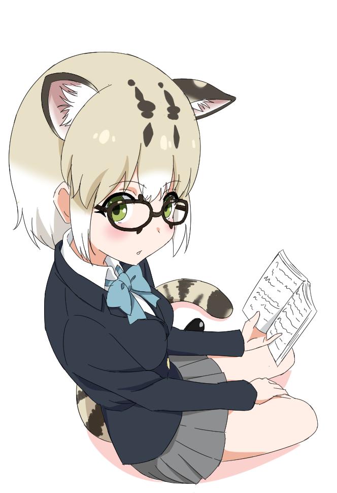 1girl, alternate_costume, animal_ear_fluff, animal_ears, animal_print, bad_id, bad_twitter_id, bare_legs