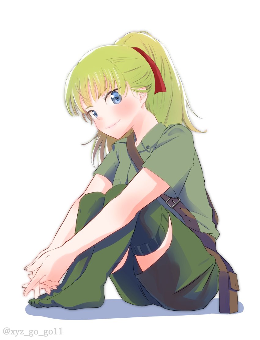 1girl, absurdres, animal, belt, blonde_hair, blunt_bangs, blush, brown_belt