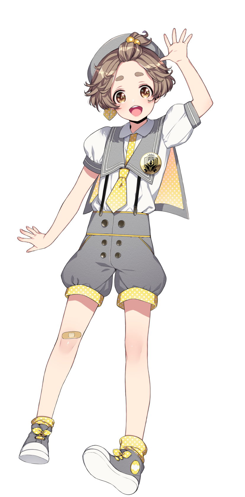 brown_eyes, full_body, hat, highres, idol, idol_clothes, idol_show_time, koizumi_hinata