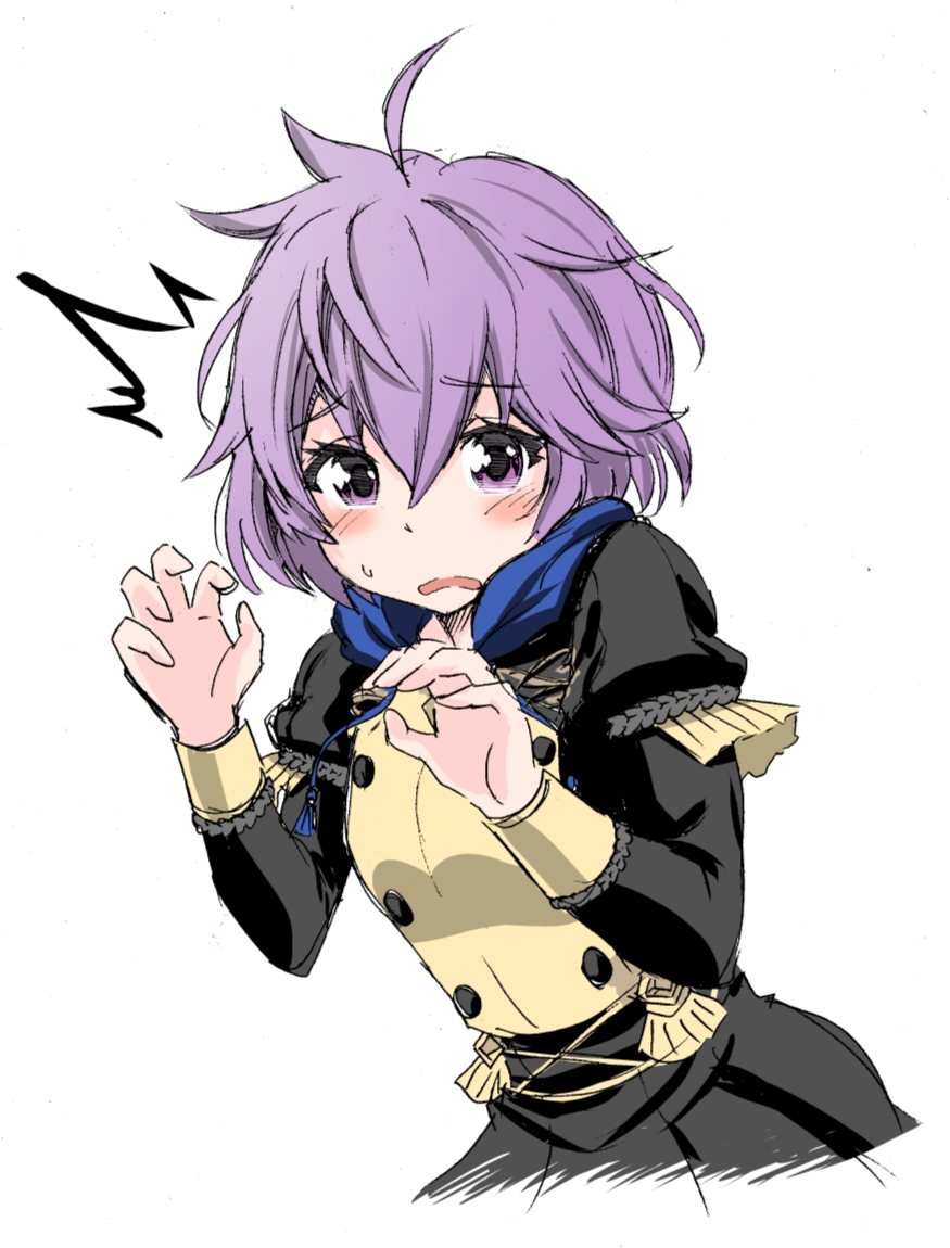 1girl, bernadetta_von_varley, female_focus, fire_emblem, fire_emblem:_three_houses, hahe, hood, hood_down