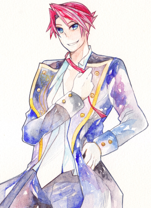 1boy, bad_id, bad_pixiv_id, brown_eyes, cosplay, crossdressing, crossdressing_(mtf), male_focus