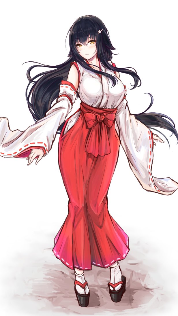 1girl, alternate_costume, azuma_(azur_lane), azur_lane, black_gloves, blush, breasts, brown_eyes