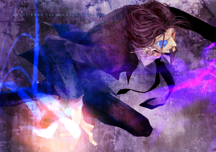 1boy, cigar, cyborg, eyepatch, formal_clothes, giant_robo, hideaki, male_focus