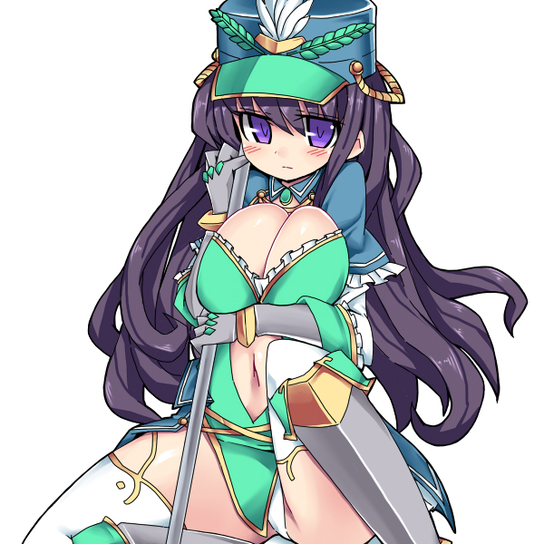 1girl, black_hair, blush, breast_press, breasts, cleavage, clothing_cutout, female_focus