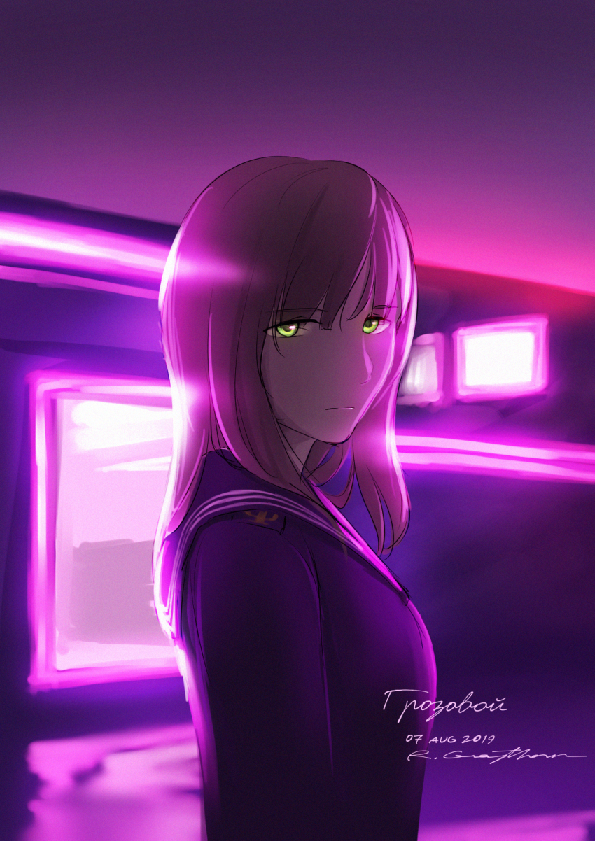 1girl, art_study, character_name, commentary, dated, english_commentary, female_focus, from_side