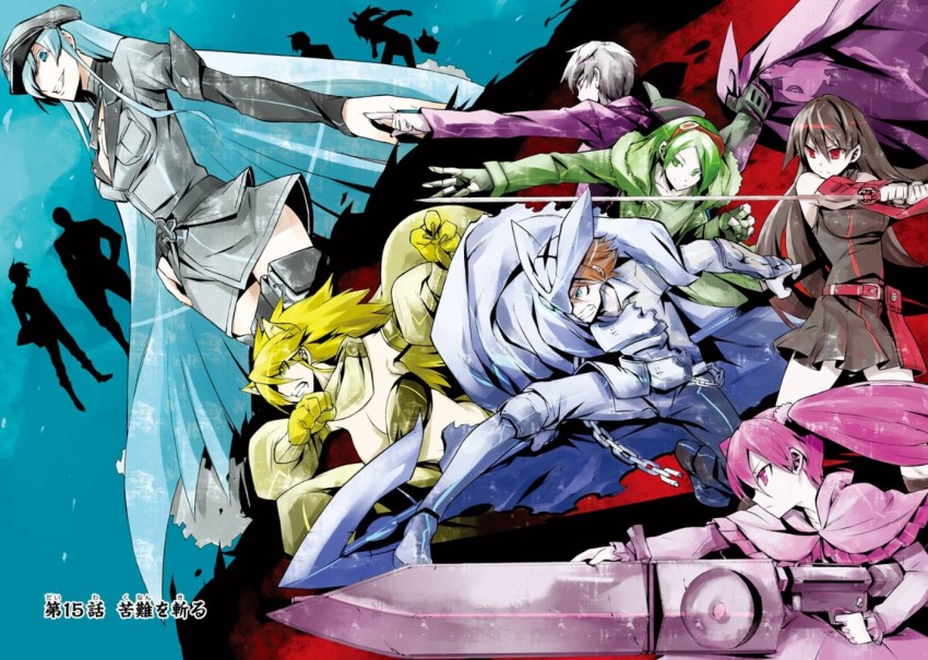 10s, 5boys, 6+girls, akame_(akame_ga_kill!), akame_ga_kill!, animal_ears, animal_hands, armor