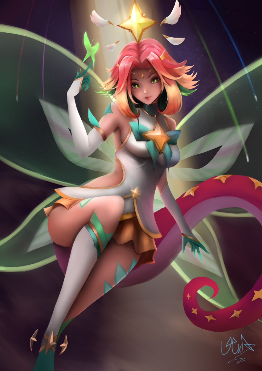 1girl, absurdres, alternate_costume, alternate_hair_color, boots, dress, gloves, highres