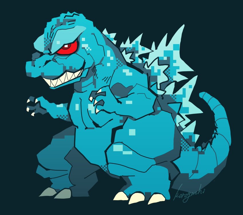 compile_corporation, dinosaur, fangs, game_console, giant, giant_monster, godzilla, godzilla:_monster_of_monsters!