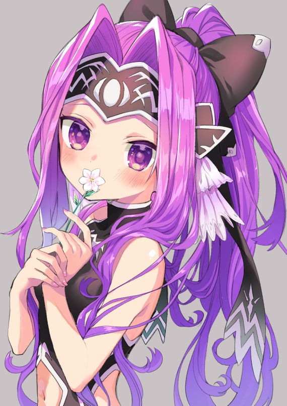 1girl, bad_id, bad_pixiv_id, bare_arms, bare_shoulders, black_bow, blush, bow