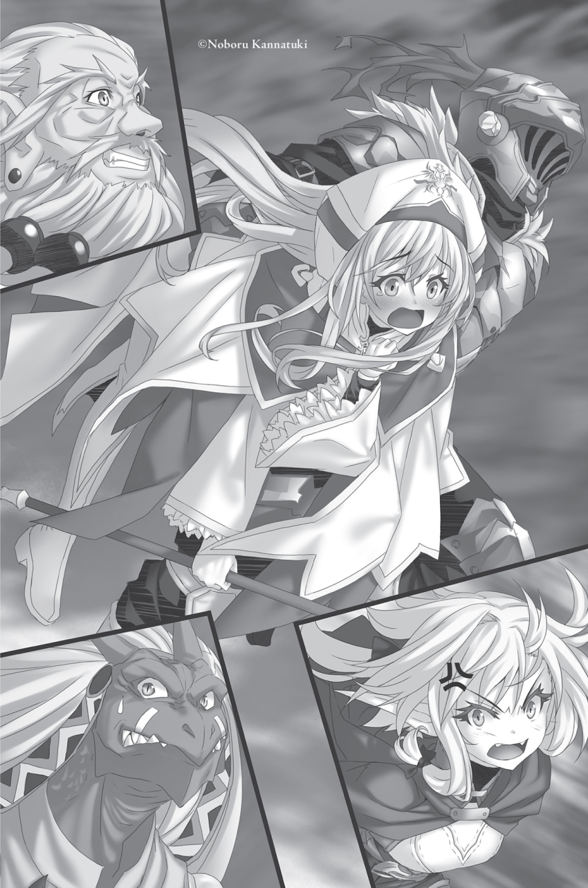 2girls, 3boys, :d, anger_vein, artist_name, blush, carrying, carrying_under_arm