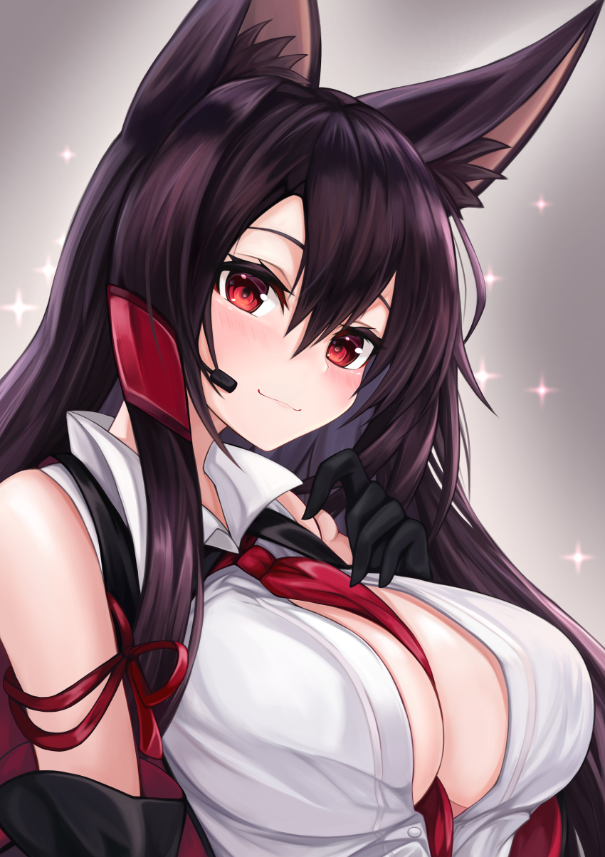 1girl, :3, absurdres, akagi_(azur_lane), akagi_(muse)_(azur_lane), animal_ear_fluff, animal_ears, azur_lane
