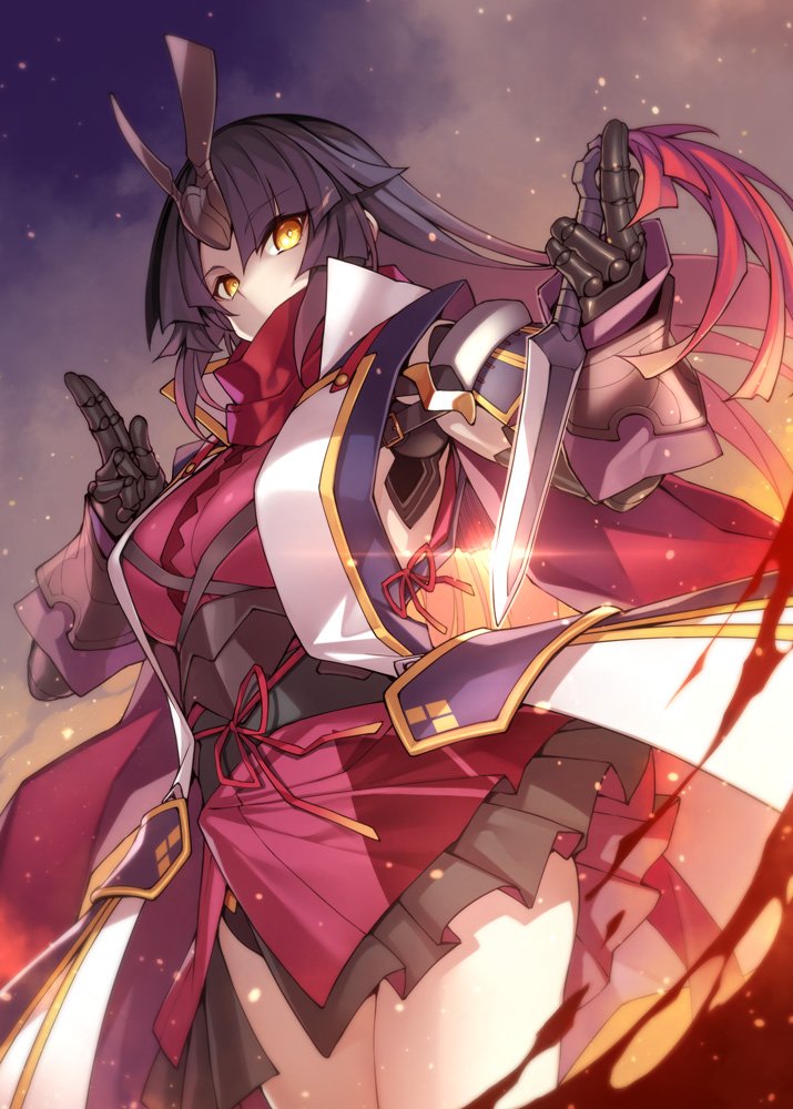 1girl, black_hair, fate/grand_order, fate_(series), female_focus, fuuma_kotarou_(fate), fuuma_kotarou_(third_ascension)_(fate), japanese_clothes