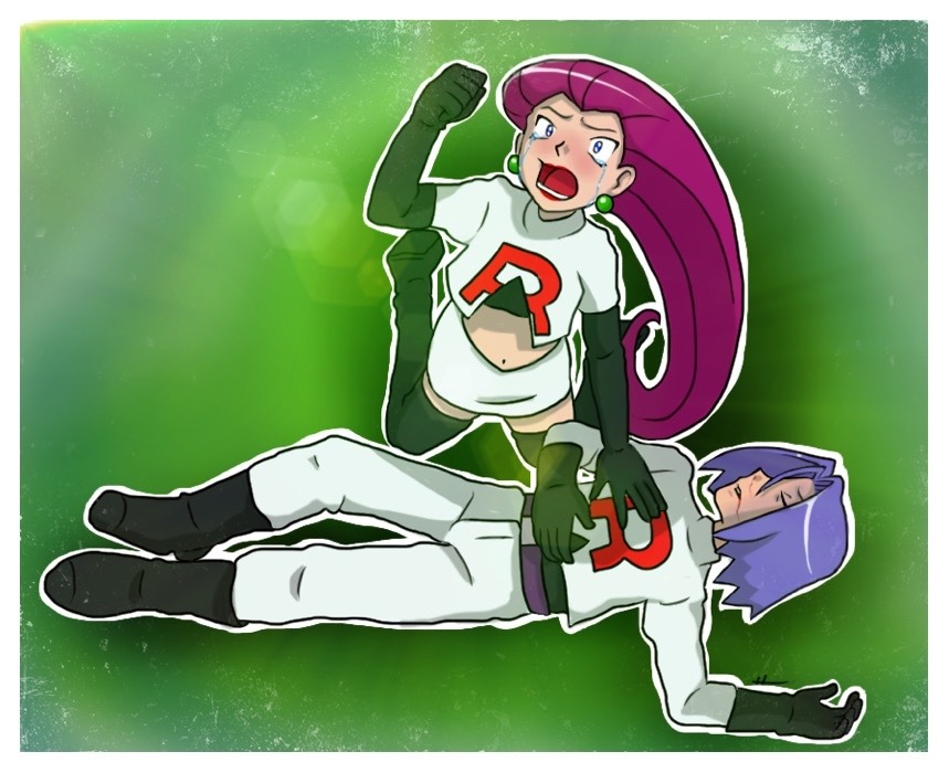 1boy, 1girl, arm_up, blood, blood_from_mouth, blood_on_face, buchichu, clenched_hand