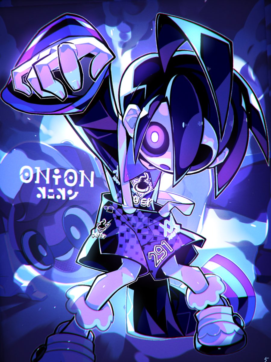 1boy, ahoge, allister_(pokemon), arm_up, ball_guy, character_name, gloves, gym_leader