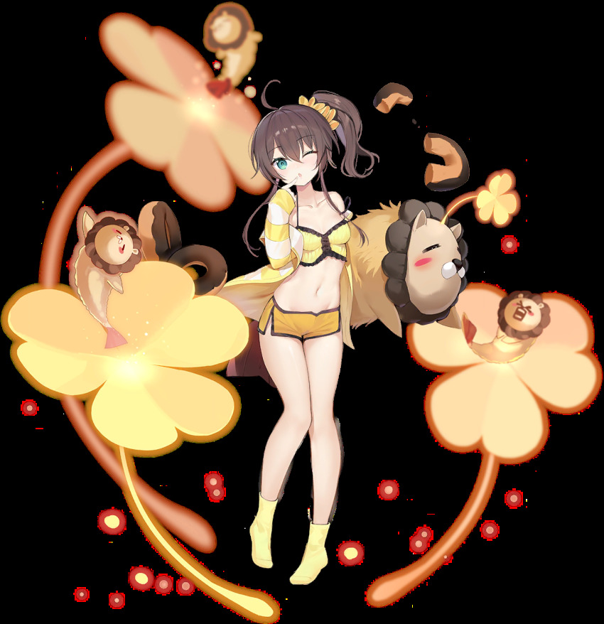 1girl, ahoge, aqua_eyes, azur_lane, bare_shoulders, blurry, breasts, brown_hair