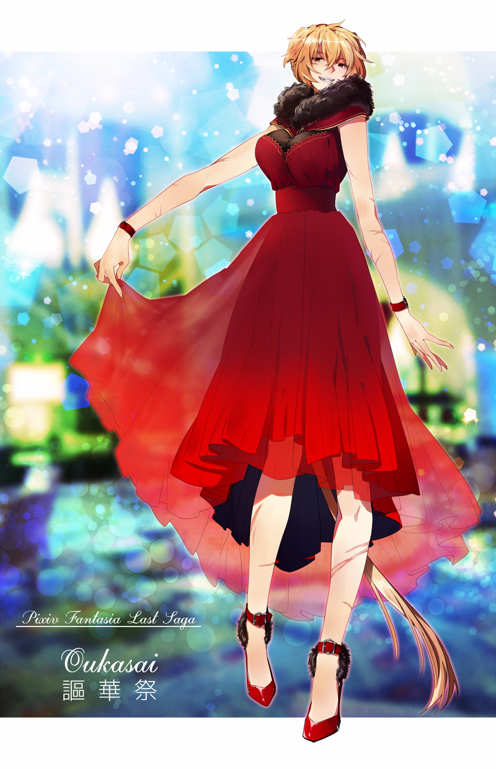 1girl, bad_anatomy, bad_id, bad_leg, bad_pixiv_id, blonde_hair, breasts, cleavage