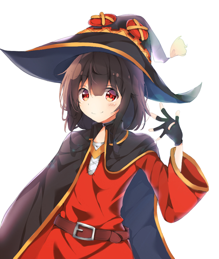 1girl, bad_id, bad_pixiv_id, belt, black_cape, black_gloves, black_hair, blush