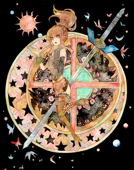 1girl, :o, ankle_boots, bad_id, bad_pixiv_id, blush, boots, brown_eyes