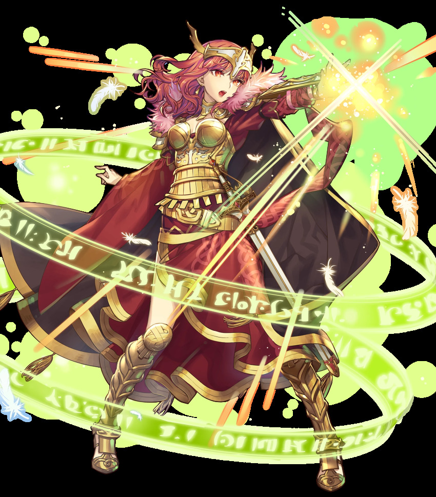 1girl, alternate_costume, armor, armored_boots, belt, boots, breasts, cape