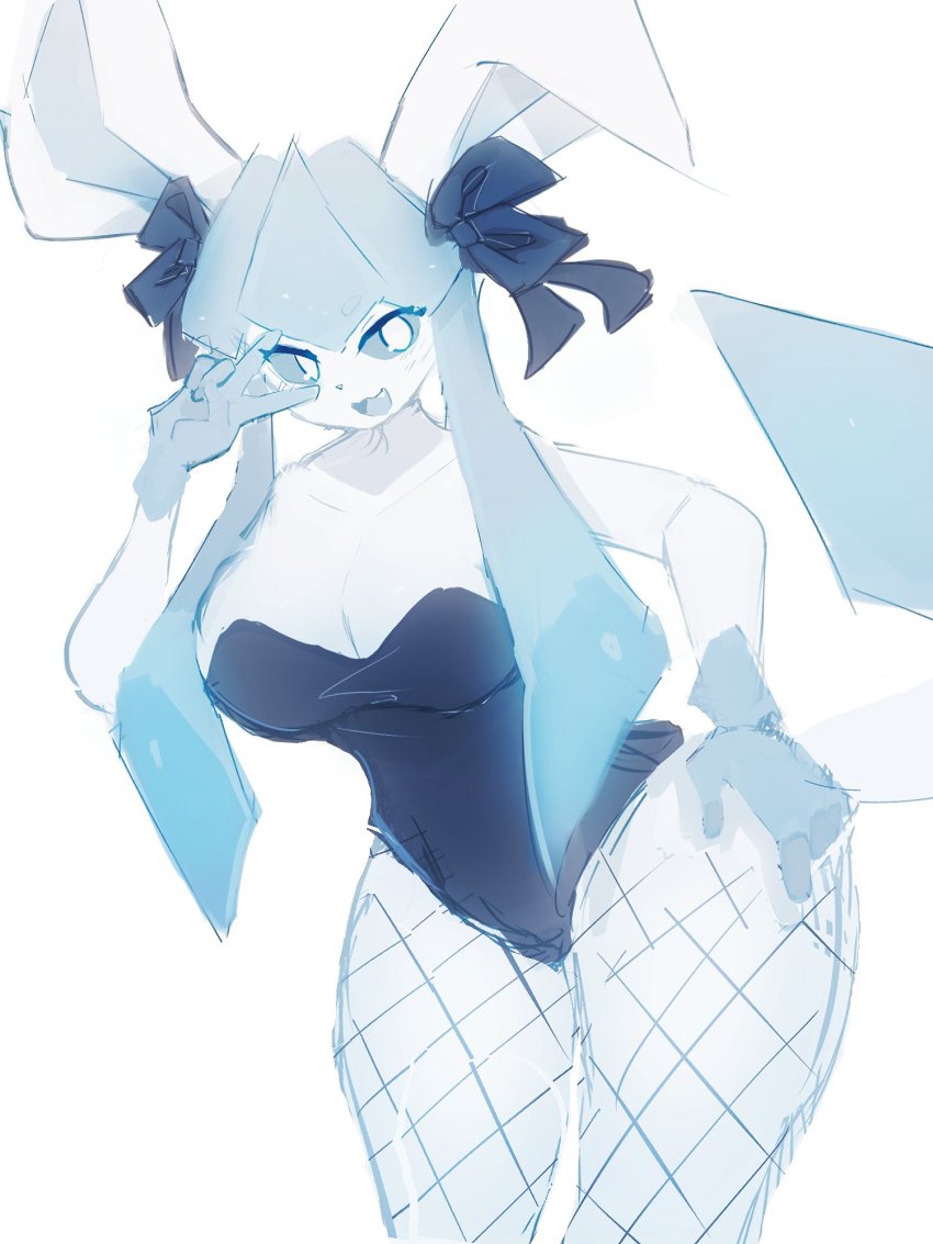 1girl, baburusushi, blue_hair, female_focus, furry, furry_female, gen_4_pokemon, glaceon