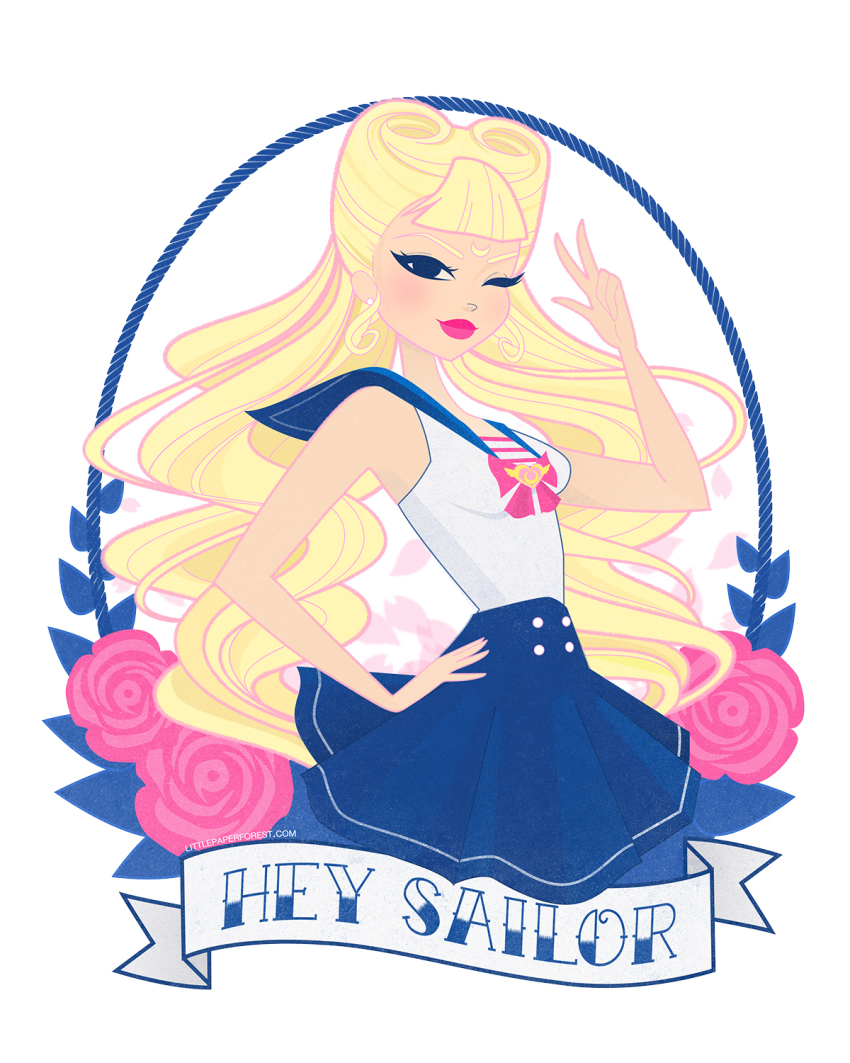 1girl, adapted_costume, artist_name, bare_shoulders, bishoujo_senshi_sailor_moon, blonde_hair, blue_eyes, blue_sailor_collar