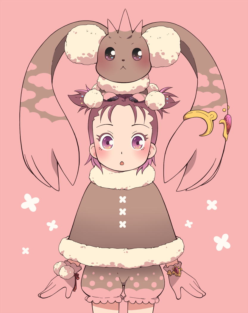 1girl, coat, digimon, gloves, lee_shaochung, lopmon, lopmon_x-antibody, tagme