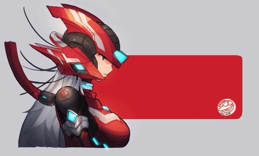 1girl, android, black_eyes, breasts, cable, female_focus, genderswap, genderswap_(mtf)