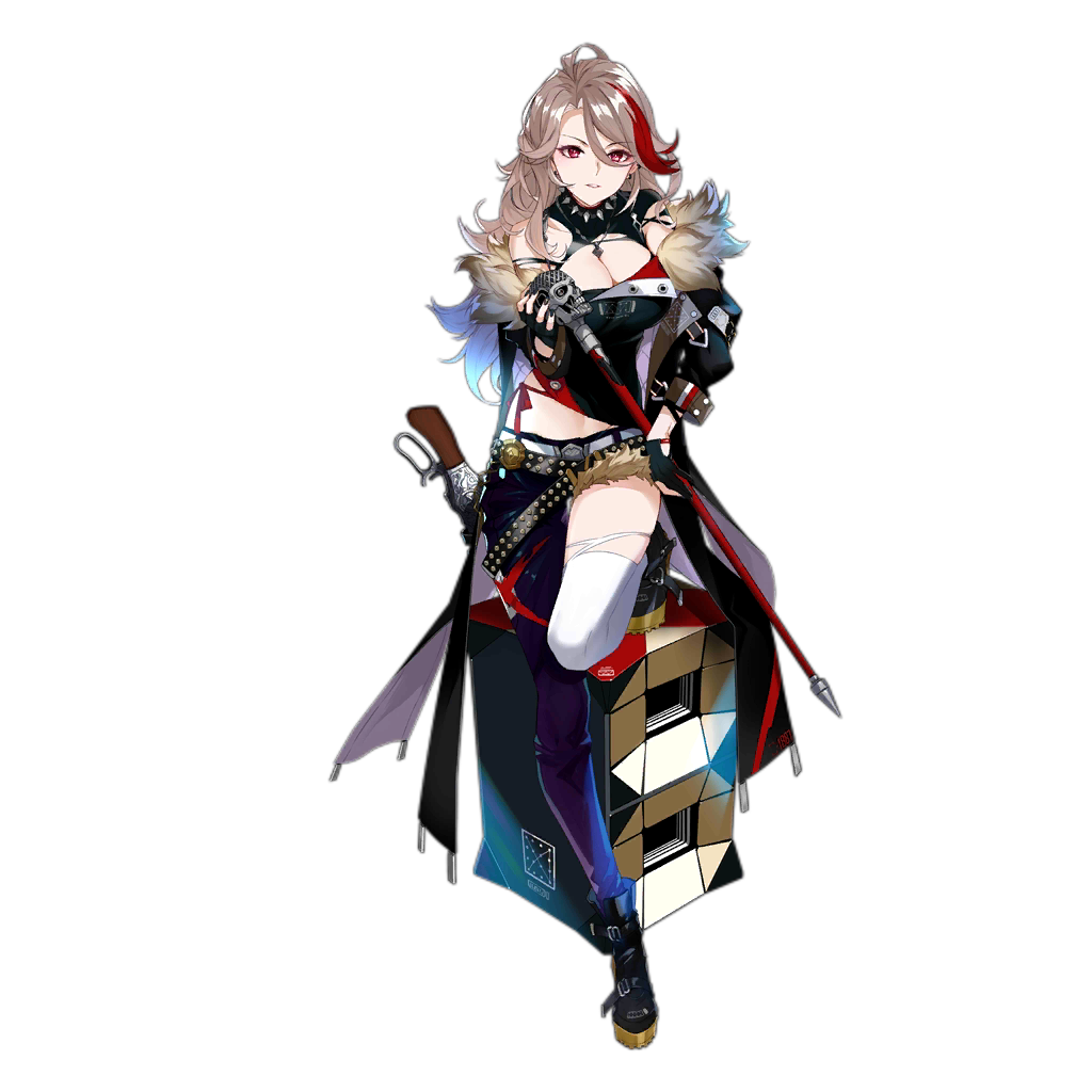 1girl, ahoge, ankle_boots, asymmetrical_clothes, belt, black_boots, black_jacket, black_nails