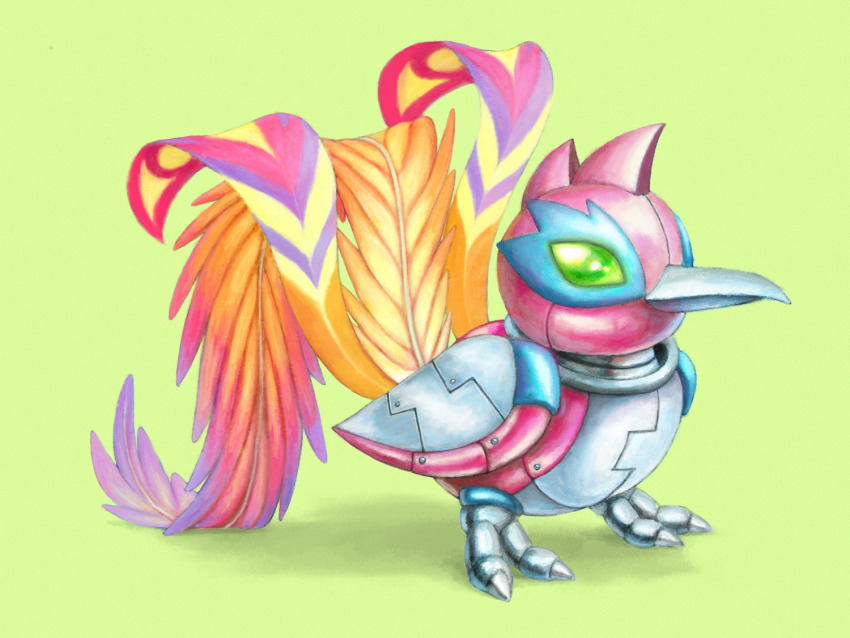 animal_focus, bird, claws, commentary, cortoony, creature, english_commentary, full_body