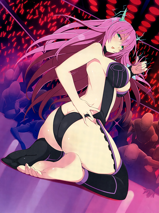 10s, 1girl, ass, barefoot, breasts, butt_crack, dummy, feet