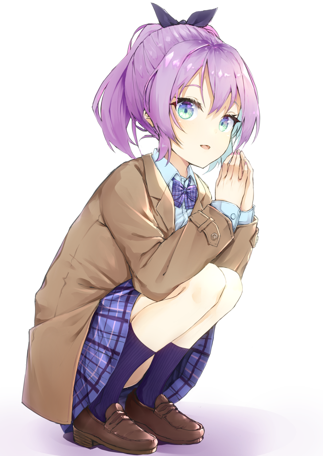 1girl, alternate_costume, aqua_eyes, azur_lane, black_ribbon, blue_hair, blue_skirt, blush