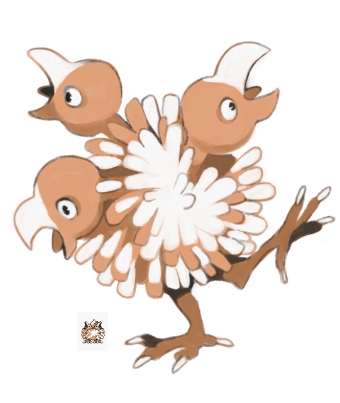 animal_focus, beta_pokemon, bird, claws, creature, full_body, hinaazu, meristem