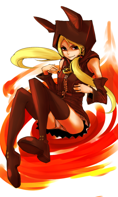 1girl, aguhari, animal_ears, bad_id, bad_pixiv_id, blonde_hair, detached_sleeves, female_focus