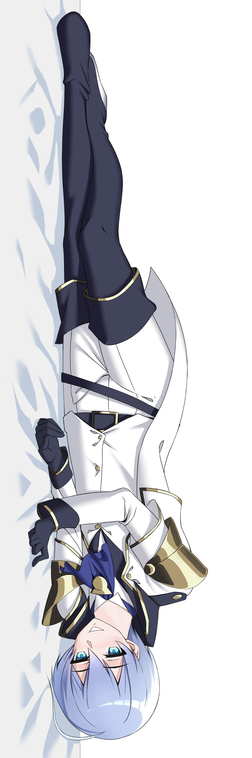 1boy, absurdres, aqua_eyes, belt, boots, hair_between_eyes, highres, incredibly_absurdres