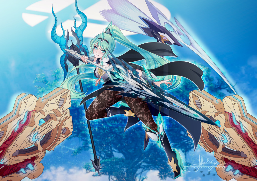 1girl, absurdres, aqua_hair, artist_name, blue_eyes, breasts, byleth_(fire_emblem)_(cosplay), cosplay