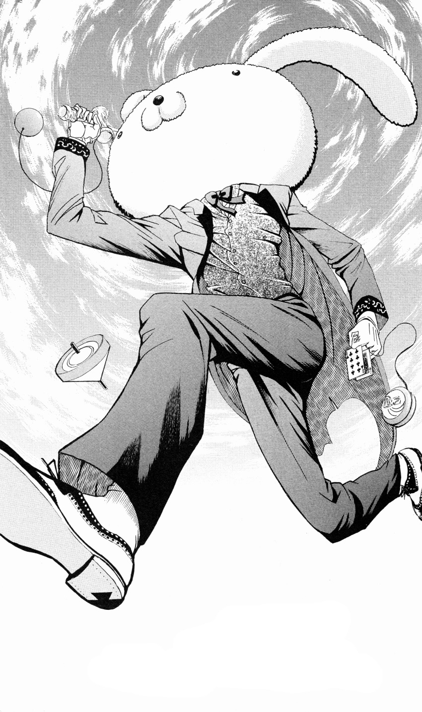 1boy, absurdres, animal_head, bow, bowtie, formal_clothes, highres, jacket