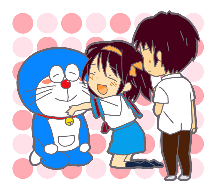 00s, :d, bad_id, bad_pixiv_id, chibi, crossover, doraemon, doraemon_(character)