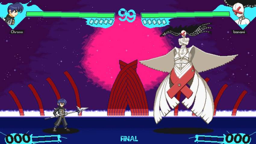 arc_system_works, atlus, boss, chrono_harlaown, fighting_game, final_boss, izanami_(persona), king_records, last_boss, lyrical_nanoha, mahou_shoujo_lyrical_nanoha, mockup, nidy, persona, persona_4, persona_4:_the_ultimate_in_mayonaka_arena, persona_4:_the_ultimax_ultra_suplex_hold, pixel_art, seven_arcs, sprite, sprite_art