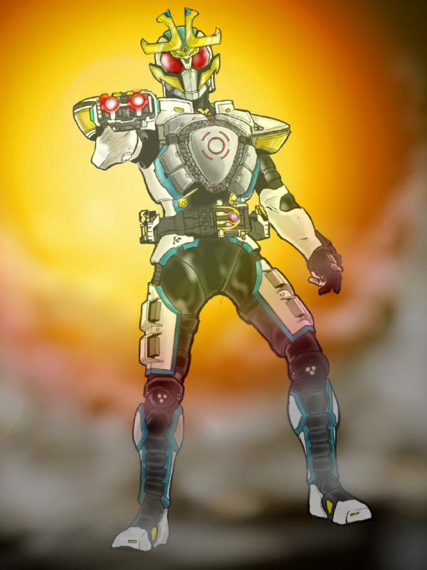 1boy, armor, bad_id, bad_pixiv_id, belt, bodysuit, full_body, goggles