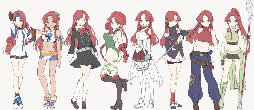 1girl, abs, alternate_skin_color, arm_up, armband, armor, ass, asuna_(sao)